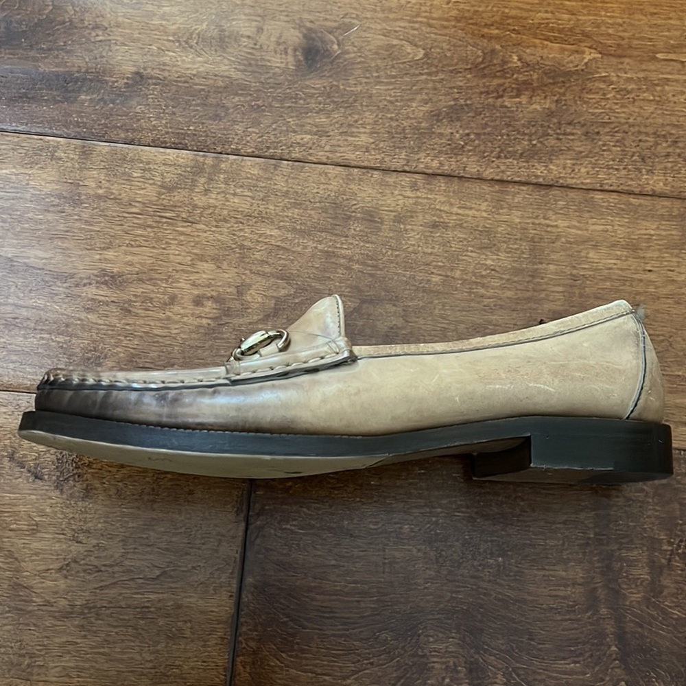 Gucci leather women Loafers Size 8 - Picture 6 of 11